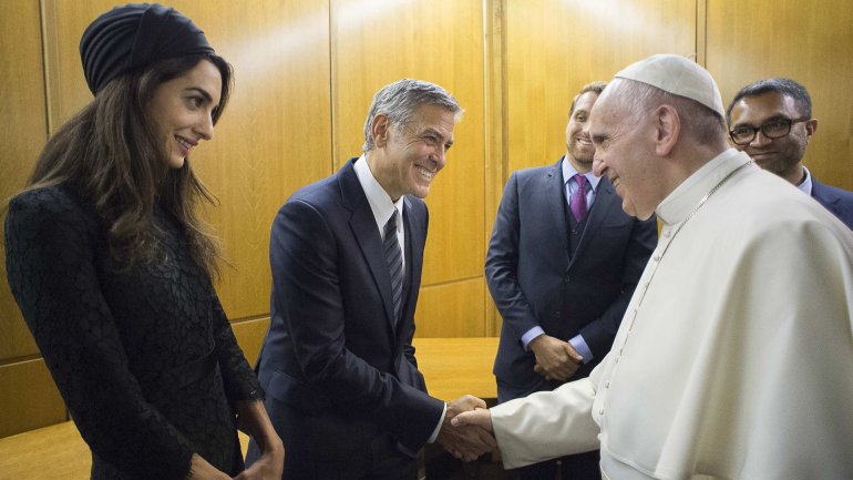 Clooney y pope