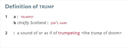 meaning trump