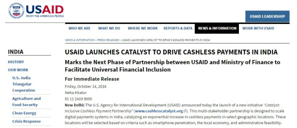 usaid cashless society