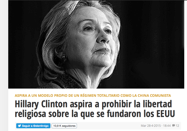 hillary libertad religiosa