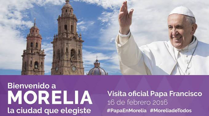 Pastores se reúnen con el papa Francisco en Morelia