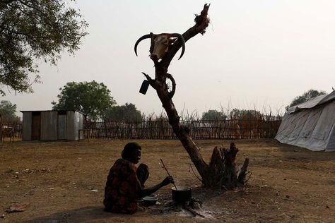 El hambre obliga a la gente a comer hojas de árboles en Sudán del Sur