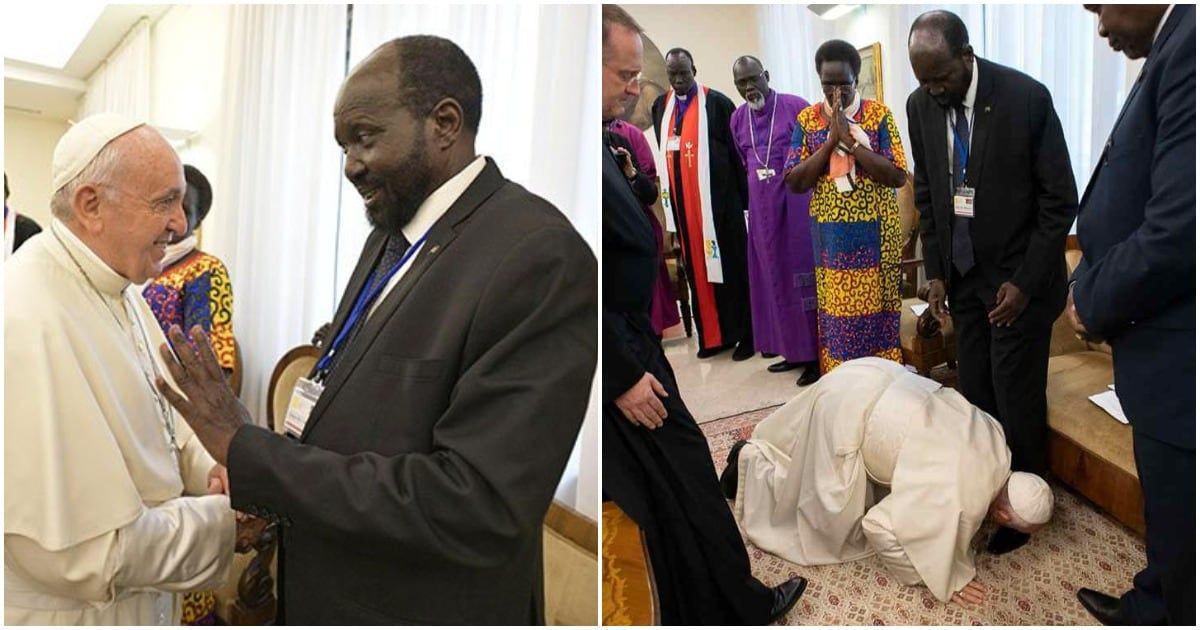 Presidente de Sudán del Sur dice que encuentro con el papa lo dejó “casi temblando”