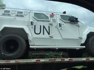 Transportes militares de la ONU causan pánico en Virginia