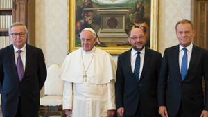 El papa se reúne con los Jefes de Estado y de Gobierno de la UE - Al vivo