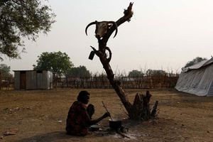 El hambre obliga a la gente a comer hojas de árboles en Sudán del Sur