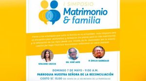 Anuncian en Perú simposio “Matrimonio y familia”