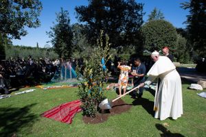 El papa celebra con líderes amazónicos la fiesta de san Francisco de Asís
