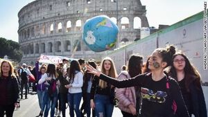 Estudiantes italianos recibirán lecciones sobre el cambio climático