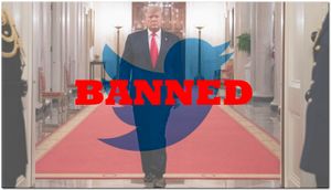 El presidente Trump expulsado indefinidamente de redes sociales