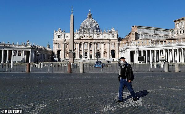 El papa dice que le ha pedido a Dios que detenga la epidemia de coronavirus